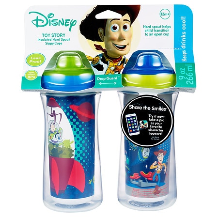 The First Years Disney/Pixar Toy Story Insulated Spout Sippy Cups - 9.0 oz x 2 pack