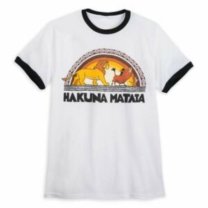 The Lion King ''Hakuna Matata'' Ringer T-Shirt for Adults Official shopDisney