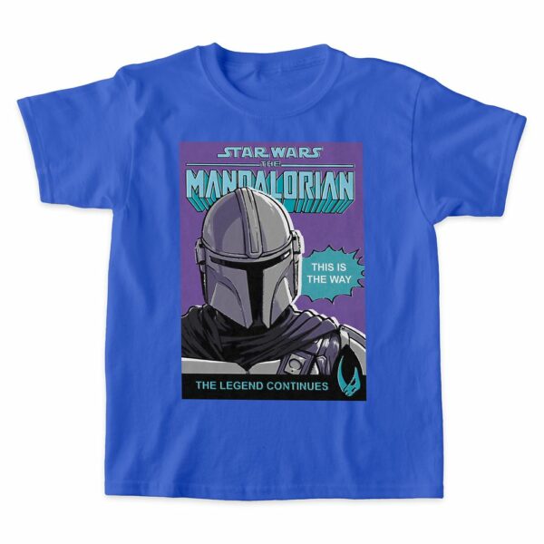 The Mandalorian Comic Book Cover T-Shirt for Kids Star Wars: The Mandalorian Customized Official shopDisney