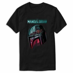 The Mandalorian Helmet Reflections Collage T-Shirt for Men Star Wars: The Mandalorian Customized Official shopDisney