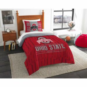 The Northwest Company Ohio State University 2-Piece Modern Take Twin Bedding Set, Twin Mattress - NCAA Novelty at Academy Sports