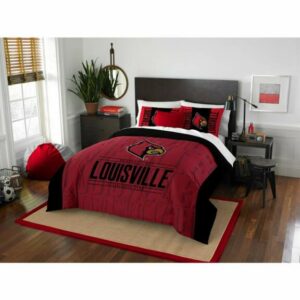 The Northwest Company University of Louisville 3-Piece Modern Take Full/Queen Bedding Set, Full Mattress - NCAA Novelty at Academy Sports