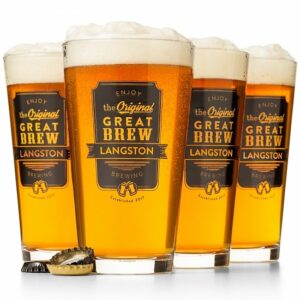 The Original Great Brew Personalized Pint Glasses