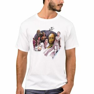 The Resistance Illustrated Collage T-Shirt for Men Customizable Official shopDisney