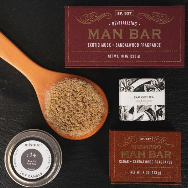 The Sophisticated Man Grooming Spa Set by GiftBasket.com