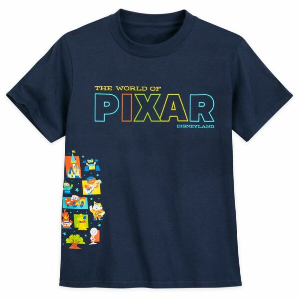 The World of Pixar T-Shirt for Kids Disneyland