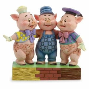 Three Little Pigs ''Squealing Siblings'' Figure by Jim Shore Official shopDisney