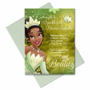 Tiana Invitation Customizable Official shopDisney