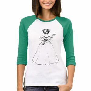 Tiana Raglan T-Shirt Art of Princess Designer Collection Official shopDisney