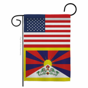 Tibet US Friendship of the World Nationality Garden Flag