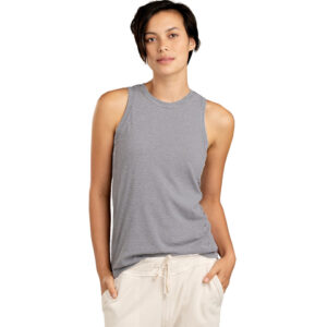 Toad & Co Swifty Breathe Tank Top - Women's Blue Shadow Stripe Sm