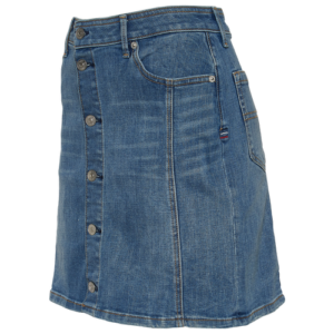 Tommy Hilfiger Womens Tommy Hilfiger JNS Denim Button Up Skirt - Womens Medium Wash Size 29