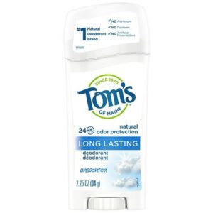 Tom's of Maine Long Lasting Natural Deodorant Unscented - 2.25 oz