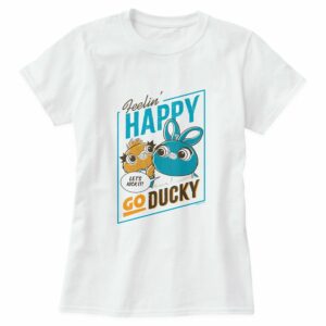 Toy Story 4: Feelin' Happy Go Ducky T-Shirt for Women Customizable Official shopDisney