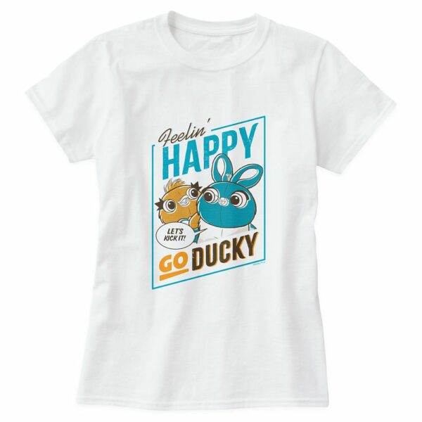 Toy Story 4: Feelin' Happy Go Ducky T-Shirt for Women Customizable Official shopDisney