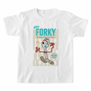 Toy Story 4: Retro Forky Toy Ad T-Shirt for Boys Customizable Official shopDisney