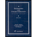 Trademarks and Unfair Competition: Documentary Supplement 2008