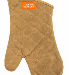 Traeger Brown Canvas & Leather BBQ Mitt