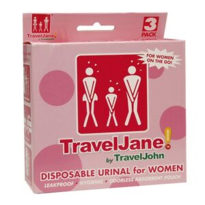 TravelJohn TravelJane Disposable Urinal for Women - 3.0 ea