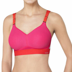 Triaction by Triumph Hybrid Light Sports Bra - 32 D - Pink Lemonade