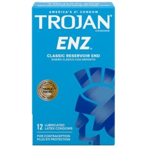 Trojan ENZ Premium Smooth Lubricated Condoms - 12.0 ea