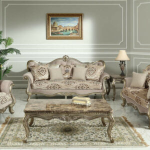 Tulip Traditional Living Room Collection, 3 Piece Set