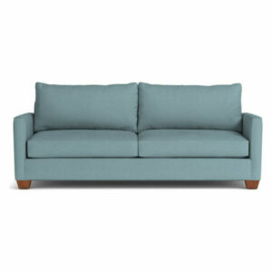 Tuxedo Queen Size Sleeper Sofa, Cloud Velvet, Memory Foam Mattress