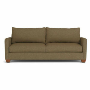 Tuxedo Queen Size Sleeper Sofa, Mocha, Deluxe Innerspring Mattress