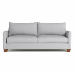 Tuxedo Queen Size Sleeper Sofa, Stone, Memory Foam Mattress