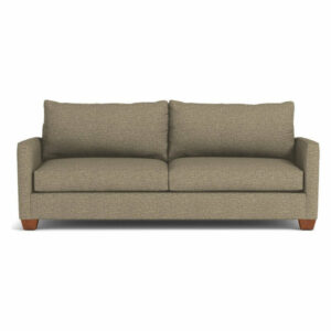 Tuxedo Queen Size Sleeper Sofa, Taupe, Deluxe Innerspring Mattress