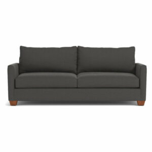 Tuxedo Queen Size Sleeper Sofa, Thunder, Deluxe Innerspring Mattress