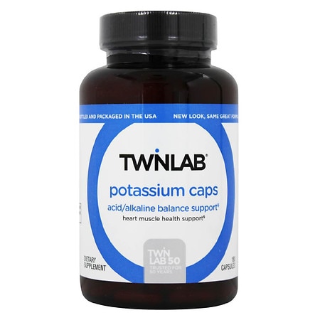 Twinlab Potassium Caps Dietary Supplement Capsules - 180.0 ea