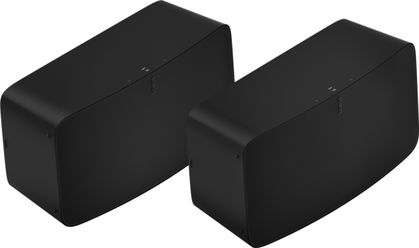 Two Room Pro Set with Sonos Five - Black