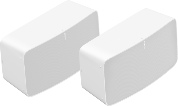 Two Room Pro Set with Sonos Five - White