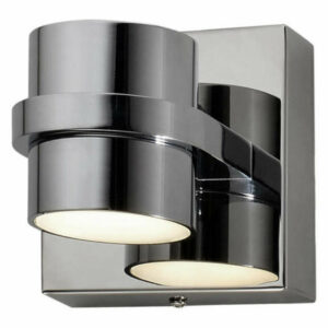 Twocan 1-Arm LED Bath Fixture, Polished Chrome Finish