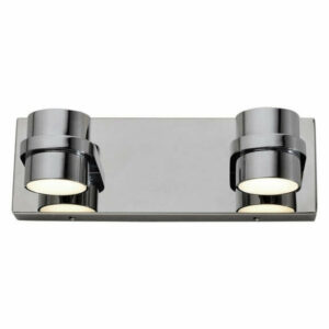 Twocan 2-Arm LED Bath Fixture, Polished Chrome Finish