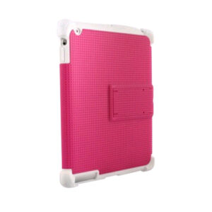 UMA Two Piece Hybrid Case for Apple iPad / iPad 2 (White/Pink)