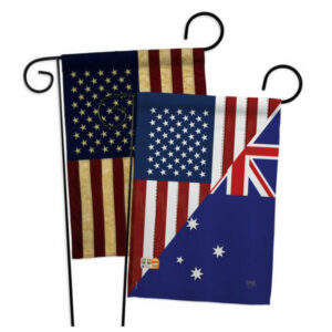 US Australia Friendship Flags of the World US Friendship Garden Flags