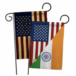 US India Friendship Flags of the World US Friendship Garden Flags Pack