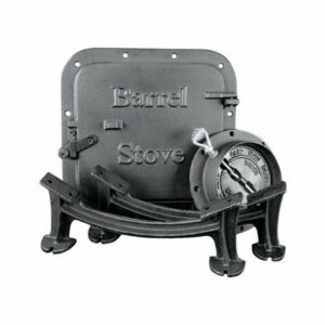 US Stove Iron Elegant Barrel Stove Kit