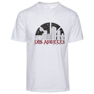 Ugly Primos Mens Ugly Primos Los Angeles City Scape T-Shirt - Mens White/Multi Size S