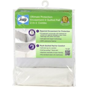 Ultimate Protection Encasement & Quilted Crib Mattress Pad Combo