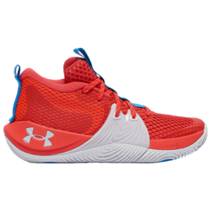 Under Armour Boys Joel Embiid Under Armour Embiid One - Boys' Grade School Basketball Shoes Versa Red/Versa Red/Halo Grey Size 07.0