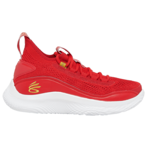 Under Armour Boys Stephen Curry Under Armour Curry 8 - Boys' Grade School Basketball Shoes Red/White/Red Size 05.0