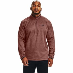 Under Armour Men's Armour Fleece 1/2 Zip Pullover Sweatshirt Red Dark, Medium - Men's Athletic Core Tops at Academy Sports