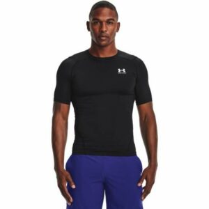 Under Armour Men's HeatGear Armour Comp Short Sleeve Top Black, Small - Men's Athletic Performance Tops at Academy Sports