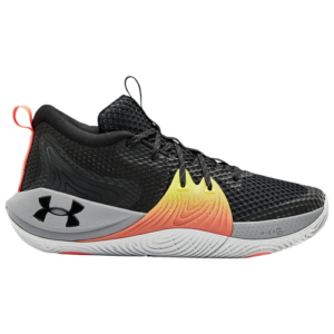 Under Armour Mens Joel Embiid Under Armour Embiid One - Mens Basketball Shoes Black/Steel/Black Size 14.0