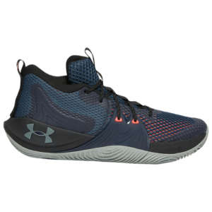 Under Armour Mens Joel Embiid Under Armour Embiid One - Mens Basketball Shoes Mechanic Blue/Black/Pitch Grey Size 10.0