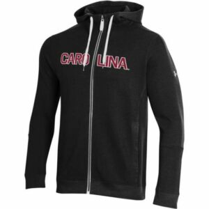 Under Armour Men's University of South Carolina Jacquard Full Zip Hoodie Black, Large - NCAA Men's Tops at Academy Sports