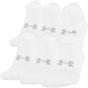 Under Armour Training No Show Socks 6 Pack White, Large - Athletic Socks at Academy Sports